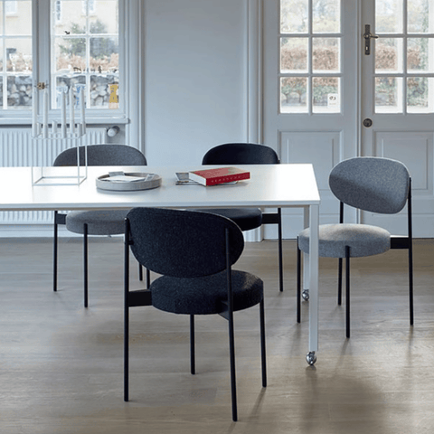 Brio Modern Minimalist Fabric Upholstered Dining Chair