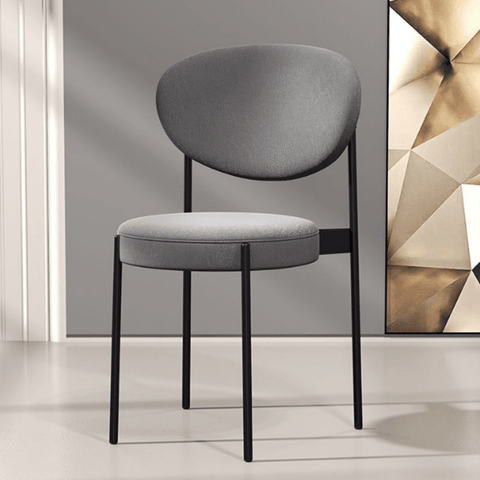 Brio Modern Minimalist Fabric Upholstered Dining Chair