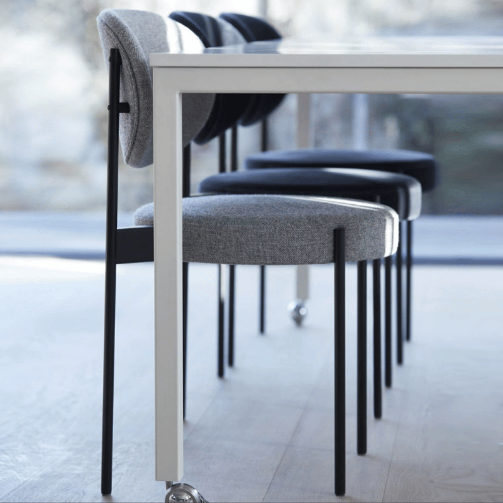 Brio Modern Minimalist Fabric Upholstered Dining Chair