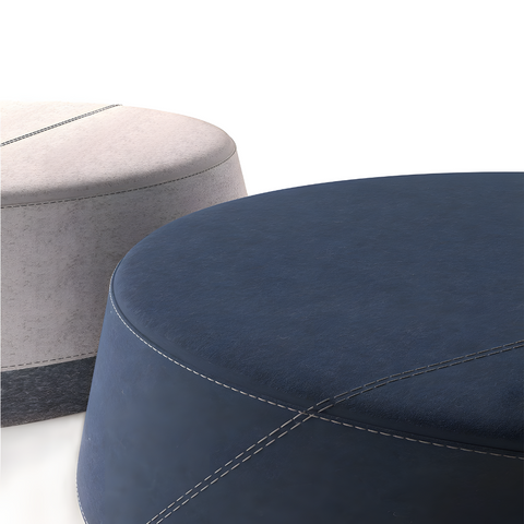Buono-B Fabric Lounge Sofa Pouf Stool - Gavisco Premium Office Furniture