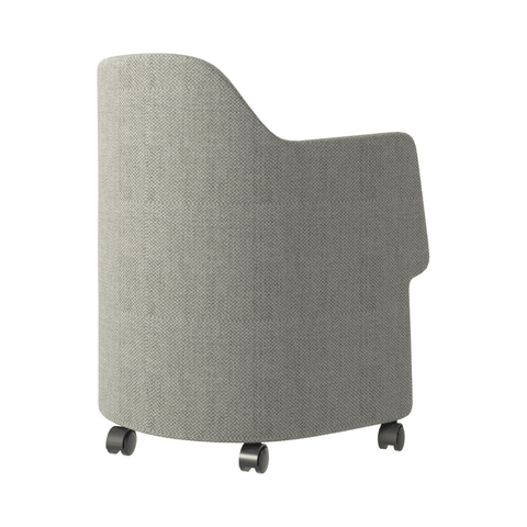 Cactus-A Fabric Office Training Chair with Storage - Gavisco Office Furniture