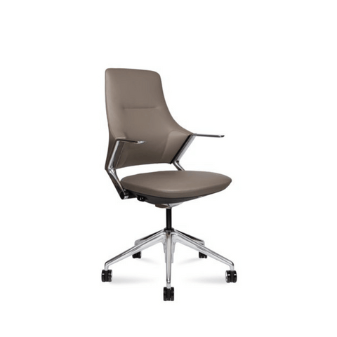 Caesar-M Modern Mid Back Leather Office Executive Conference Meeting Chair