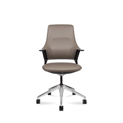 Caesar-M Modern Mid Back Leather Office Executive Conference Meeting Chair