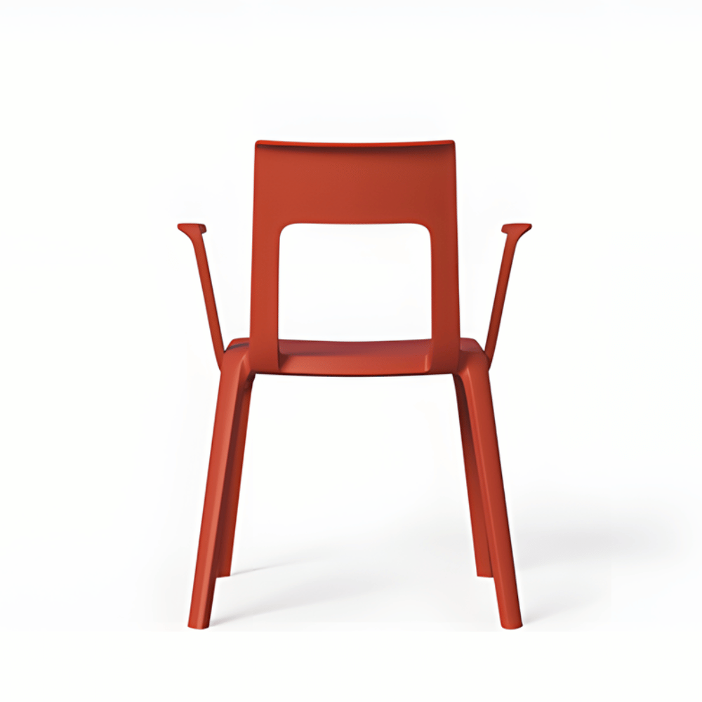 Stackable Small Plastic Chair Callista-B Modern Plastic Stackable Public Chair with Armrest – Gavisco ...