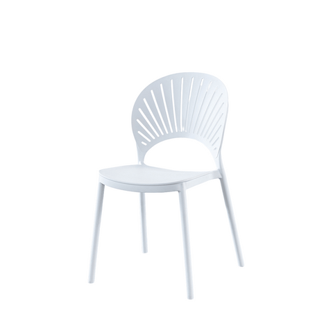 Cameo Modern Stackable Plastic Dining Chair
