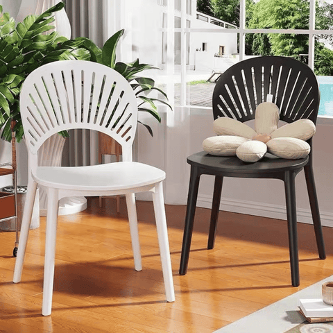Cameo Modern Stackable Plastic Dining Chair