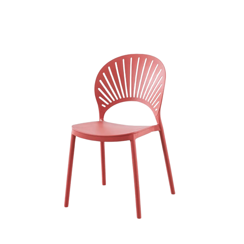 Cameo Modern Stackable Plastic Dining Chair