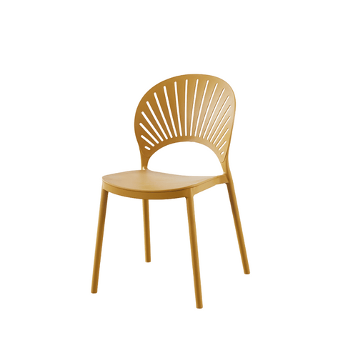 Cameo Modern Stackable Plastic Dining Chair