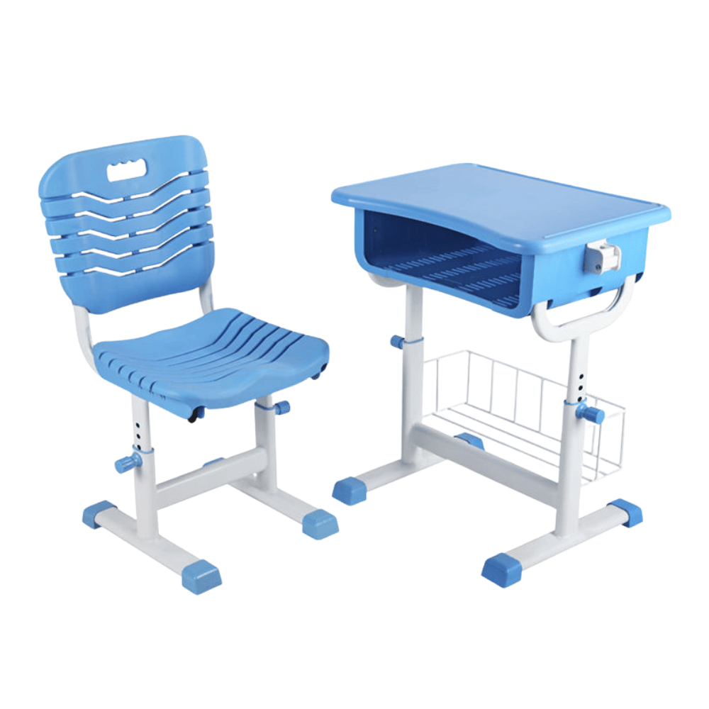 Canvas Adjustable Student Desk and Chair Set