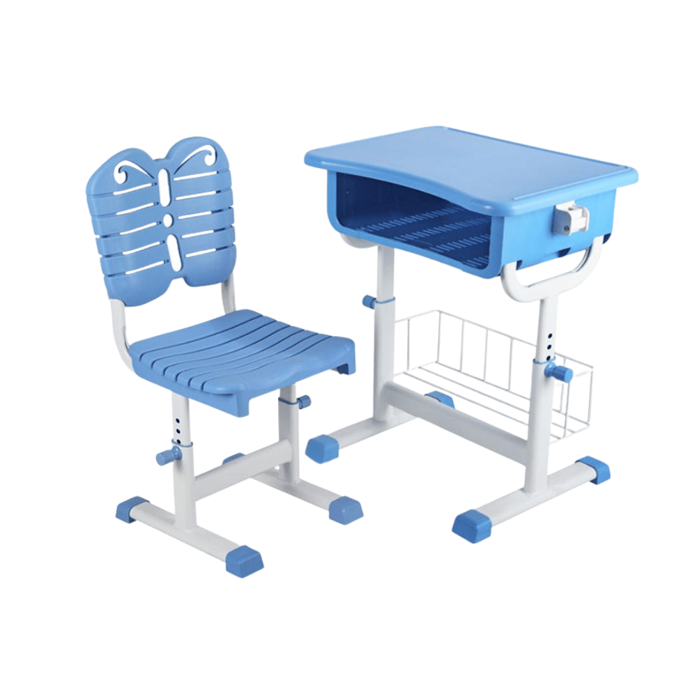 Canvas Adjustable Student Desk and Chair Set