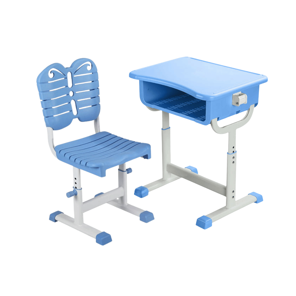 Canvas Adjustable Student Desk and Chair Set