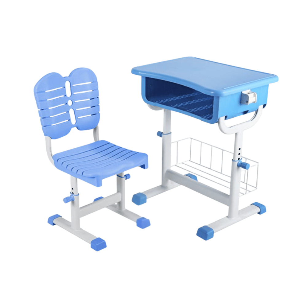 Canvas Adjustable Student Desk and Chair Set