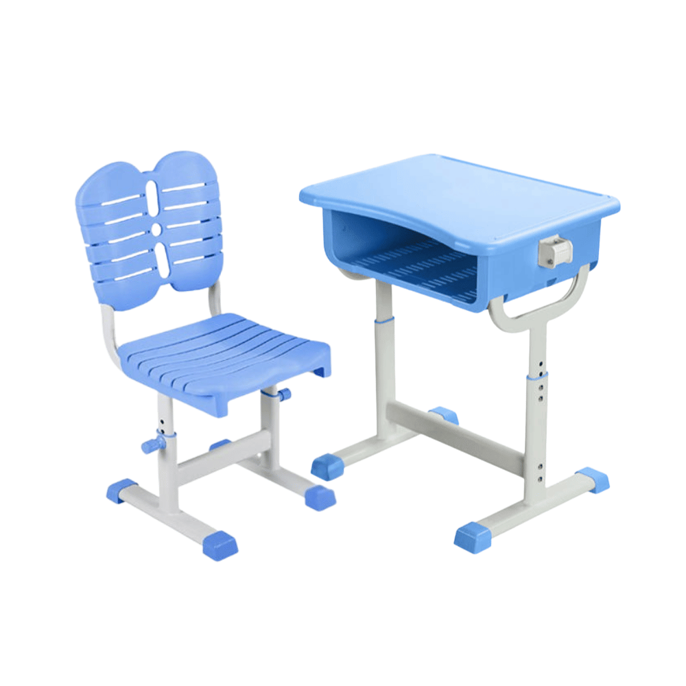 Canvas Adjustable Student Desk and Chair Set