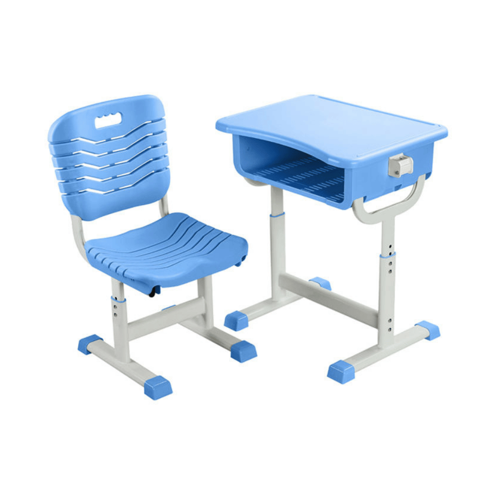 Canvas Adjustable Student Desk and Chair Set