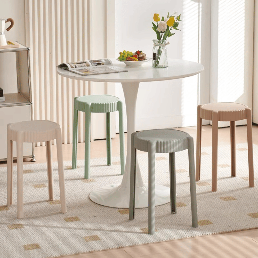 CAP Stackable Plastic Round Stool
