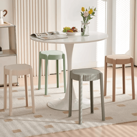 CAP Stackable Plastic Round Stool