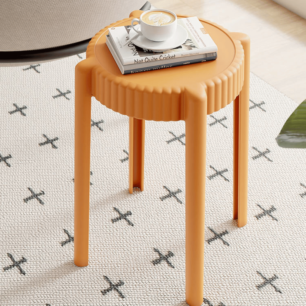 CAP Stackable Plastic Round Stool
