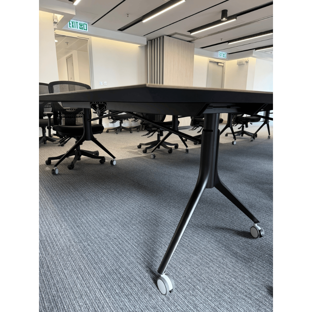 Carl Fold-In-Half Office Mobile Folding Conference Table