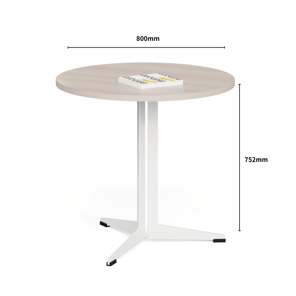 Chit-A Metal Stand Small Meeting Round Table