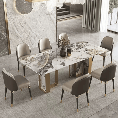 Chloe Modern Luxury Leather Dining Room Side Chair