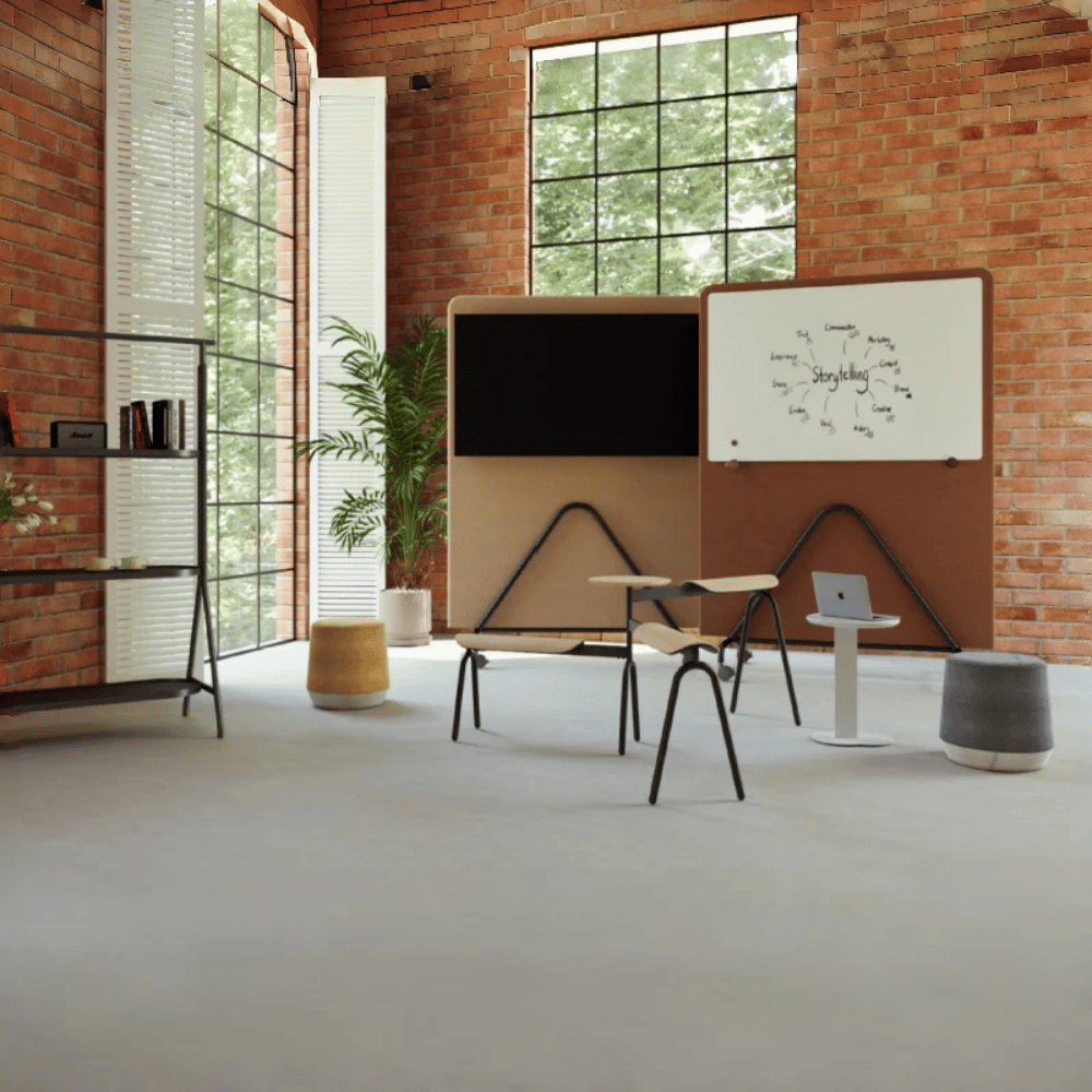 Chocolate Acoustic Mobile Divider Panel