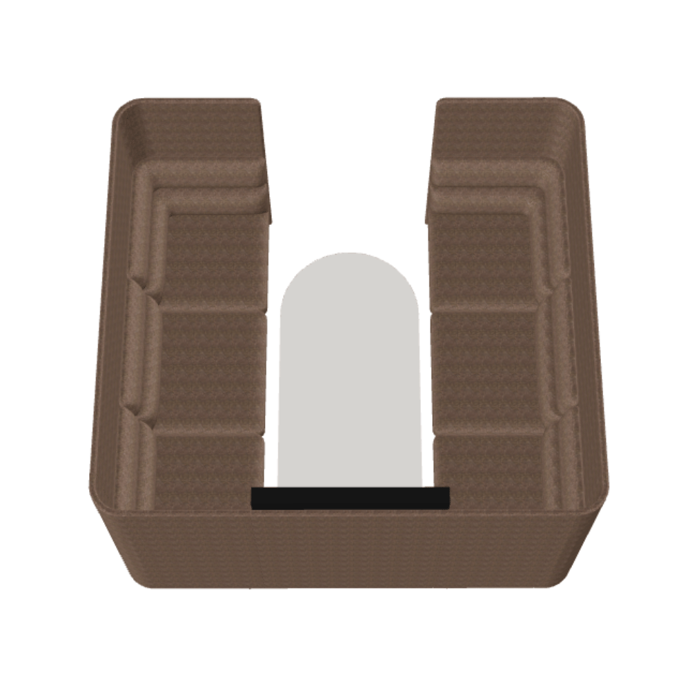 Chocolate Acoustic Sofa Retreat Booth Meeting Pod