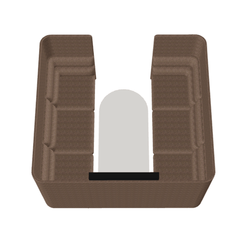 Chocolate Acoustic Sofa Retreat Booth Meeting Pod