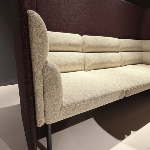Chocolate Acoustic Sofa Retreat Booth Meeting Pod