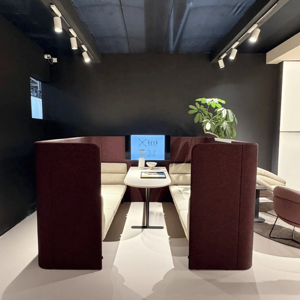 Chocolate Acoustic Sofa Retreat Booth Meeting Pod