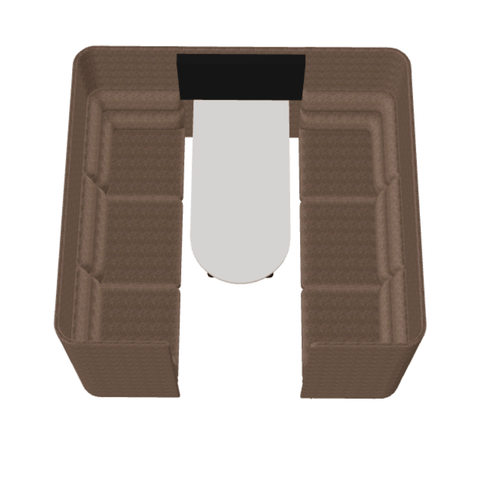 Chocolate Acoustic Sofa Retreat Booth Meeting Pod