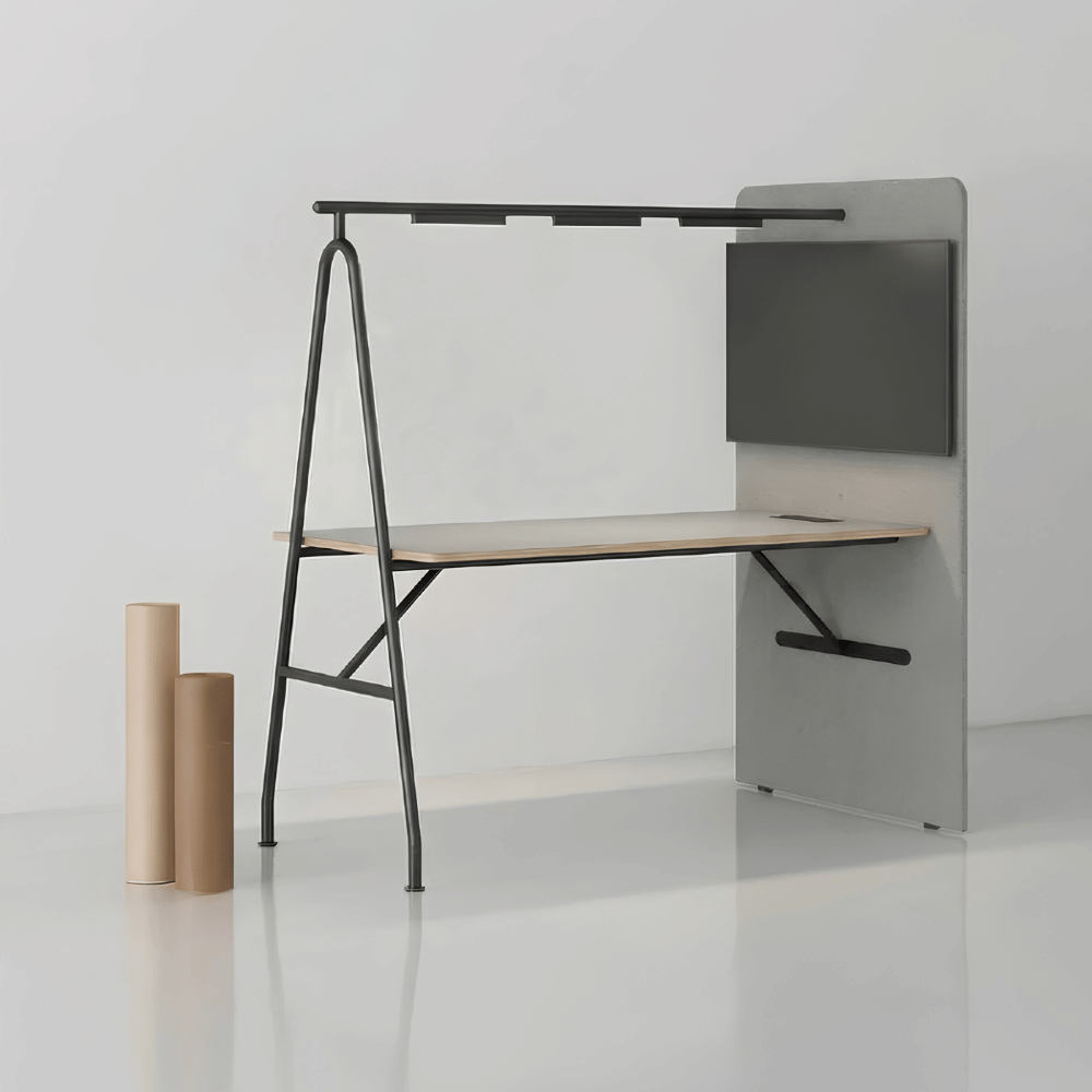 Chocolate Conference Meeting High Bar Table