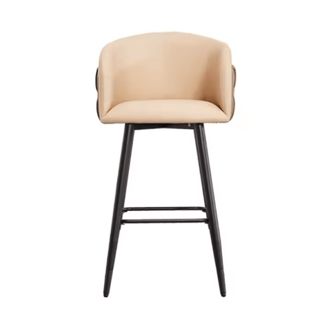 Claus Modern Leather Upholstered High Bar Stool Chair