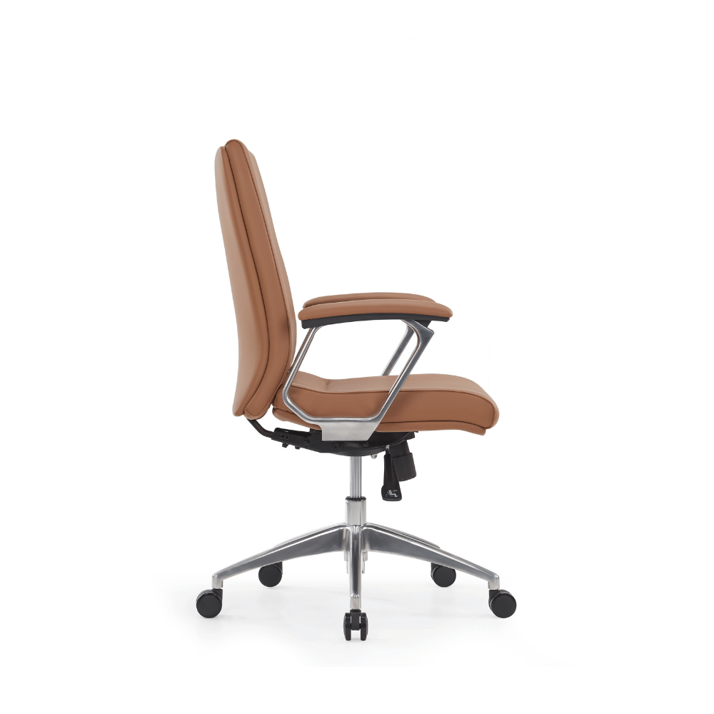Clive-M Mid Back Leather Executive Chair