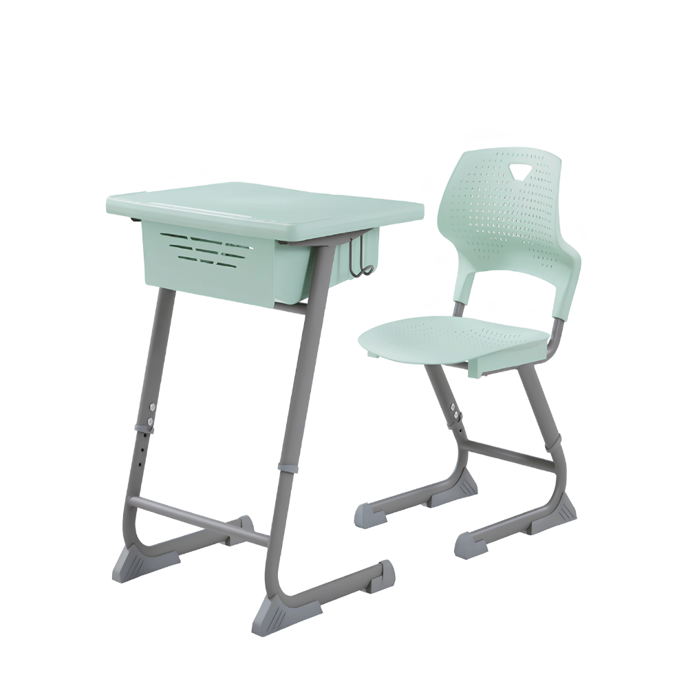 Clover Modern Adjustable Student Desk and Chair Set
