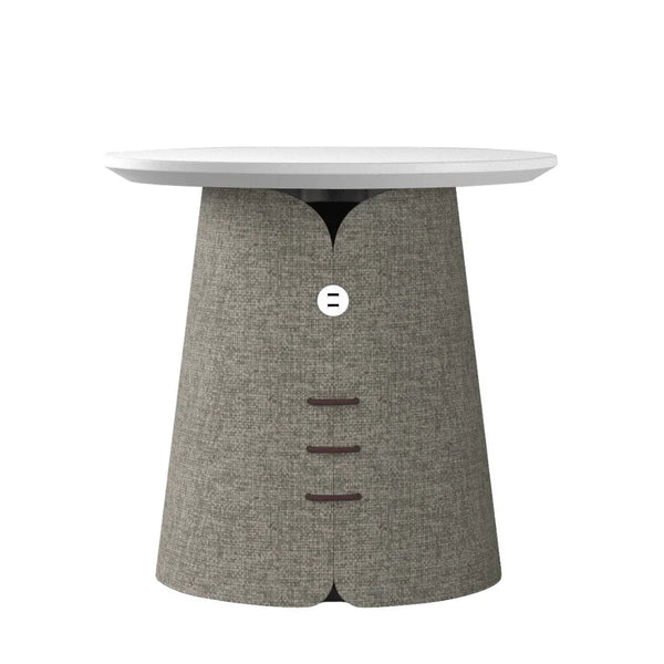 Office Side Table Rounded Collar Designer Office Round Coffee Side Table – Gavisco Office ...