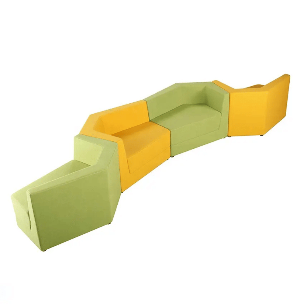 Conor Creative Waiting Area Modular Sectional Chaise Sofa