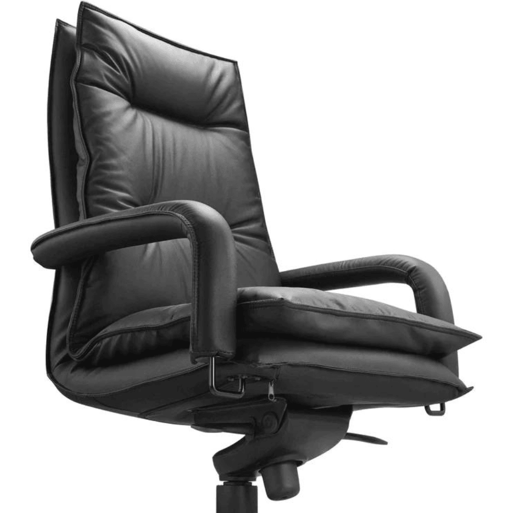 Conquest High Back Genuine Leather Office Executive Chair - Gavisco Office Furniture