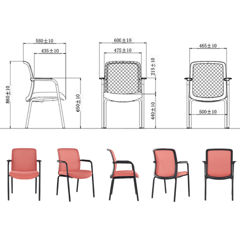 Core-A 綿座墊椅子