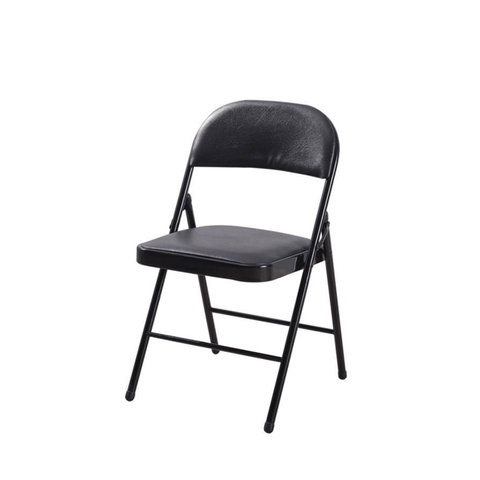 Cotta Leather Padded Folding Chair
