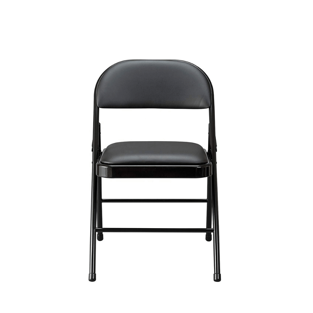 Cotta Leather Padded Folding Chair