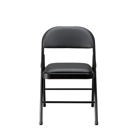 Cotta Leather Padded Folding Chair