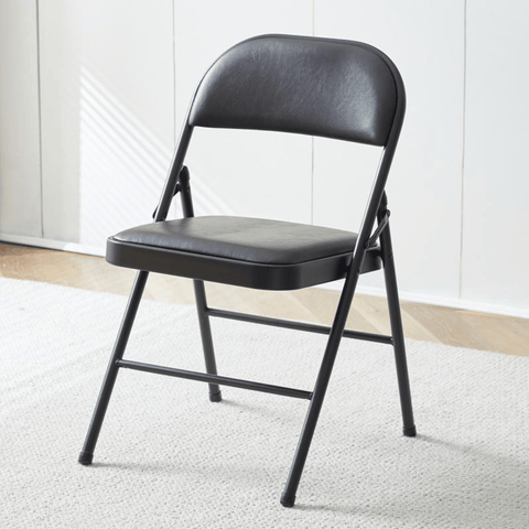 Cotta Leather Padded Folding Chair