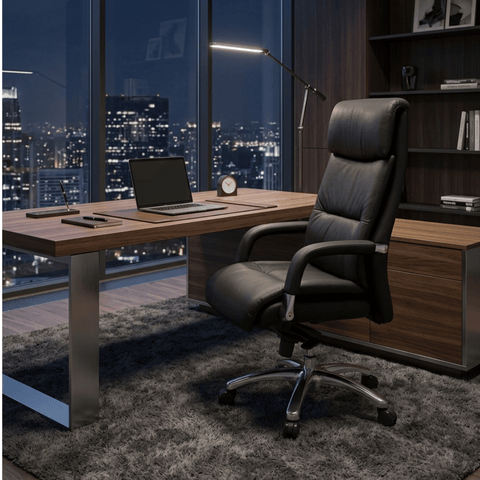 Crator High Back Leather Executive Chair