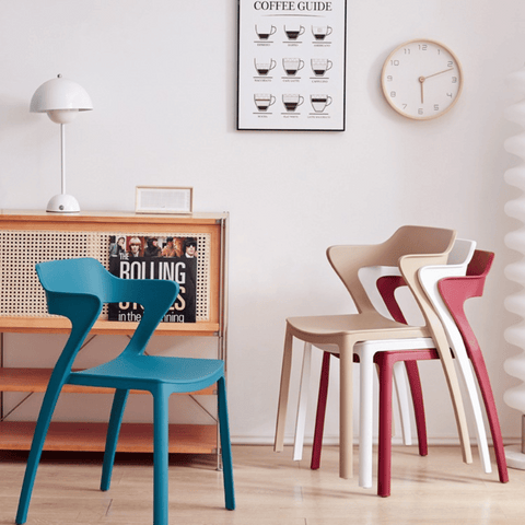 Crusade-A Modern Stackable Dining Room Plastic Chair