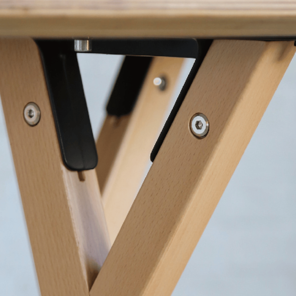 CT06 Modern Solid Beech Wooden Round Dining Table
