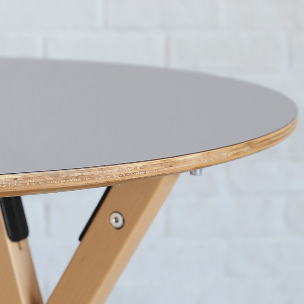 CT06 Modern Solid Beech Wooden Round Dining Table
