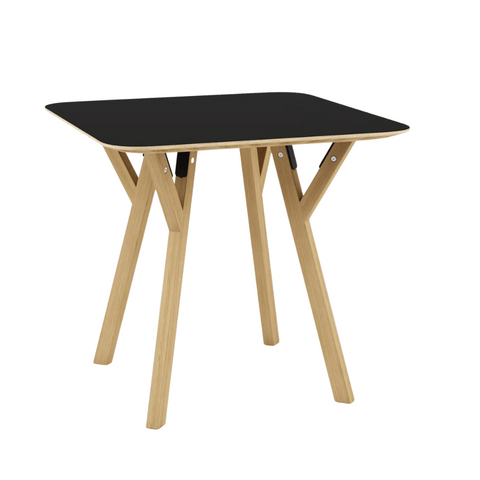 CT07 Modern Solid Beech Wooden Plywood Top Rectangle Dining Table