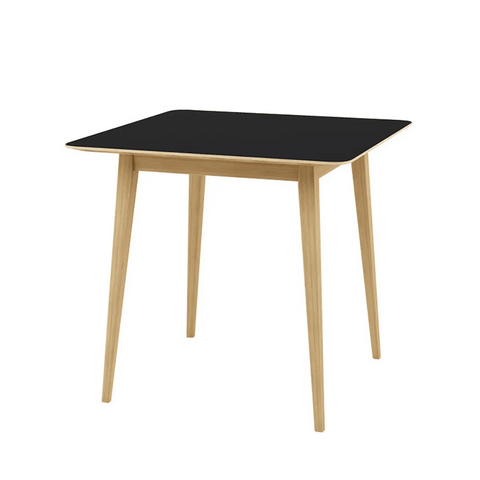 CT08 Modern Solid Beech Wooden Plywood Top Rectangle Dining Table