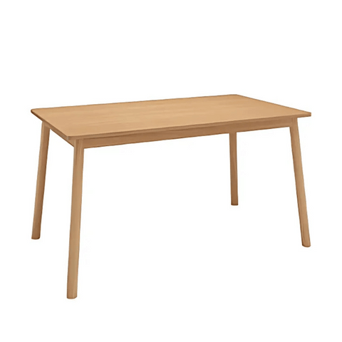 CT21 Solid Oak Wooden Sintered Stone Top Rectangle Dining Table