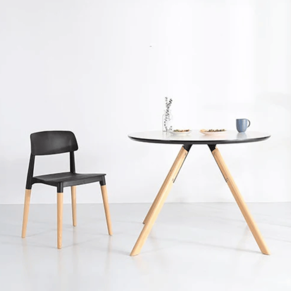 CT32 Modern Solid Beech Wooden Round Dining Table